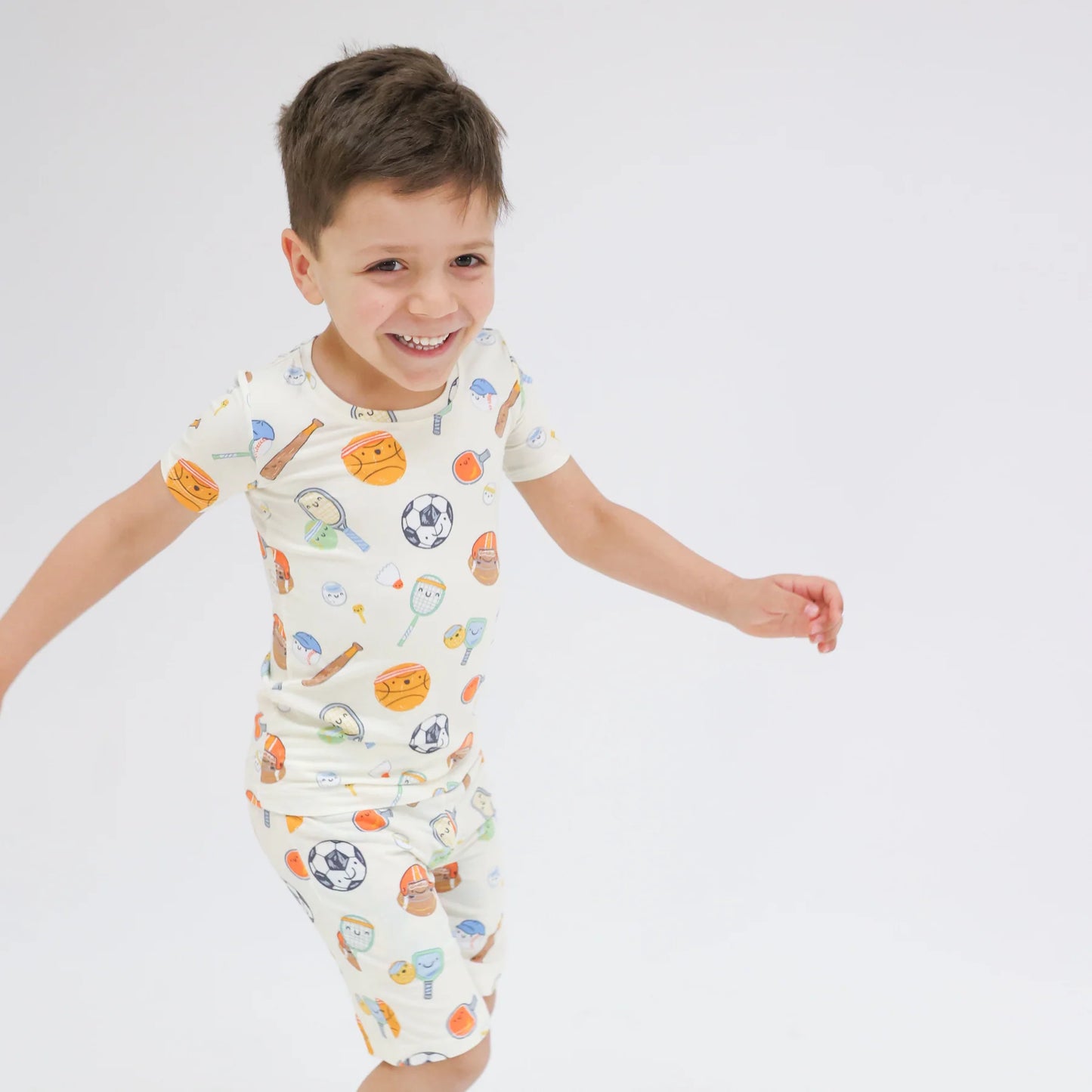 Sports Ball Friends Short PJ Set