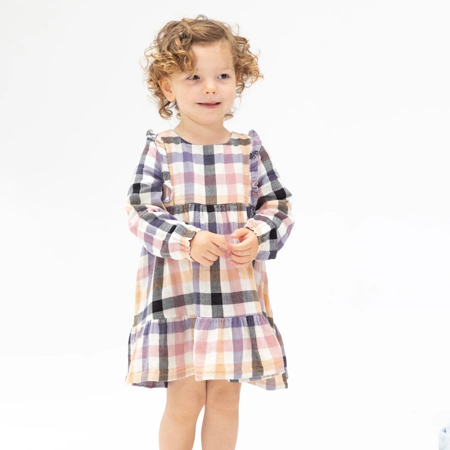 Harvest Plaid Dress Set