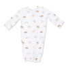 Puppy Snuggle Convertible Gown & Hat