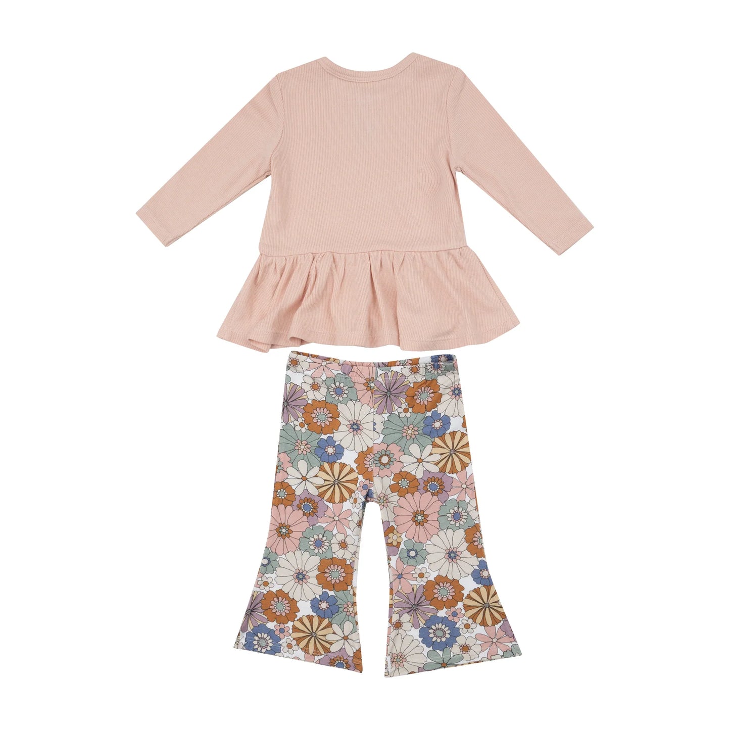 Brighton Floral Peplum Top Set