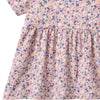 Pink Blue Floral Dress