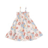 Tropical Floral Smocked Dress