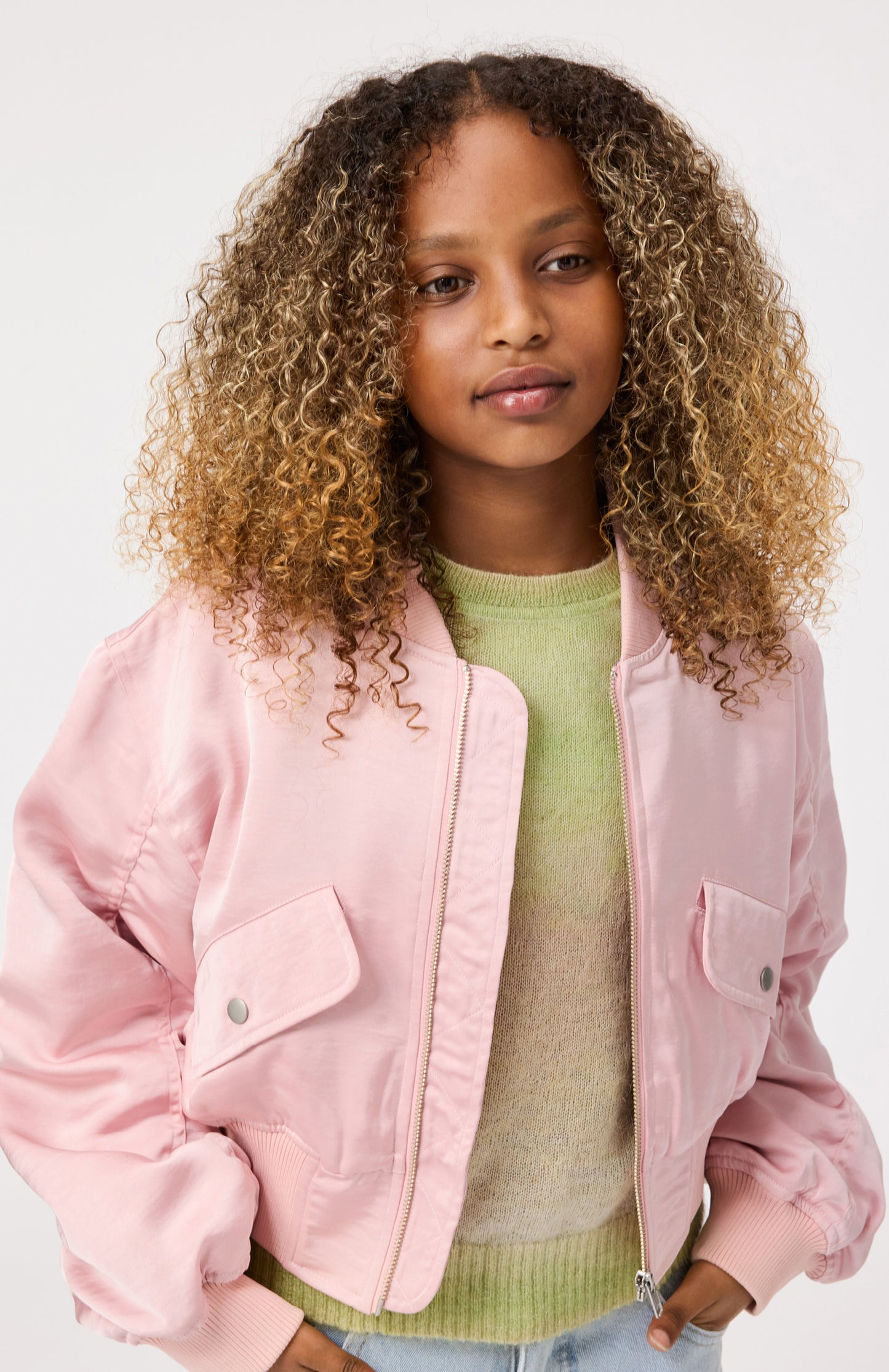 Charlotte Pink Bomber Jacket