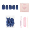 Regal Blue Press-On Nails