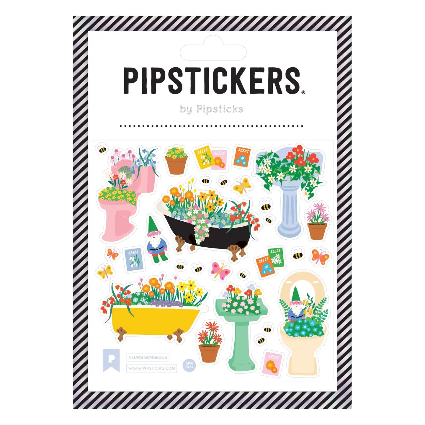 Plumb Gorgeous Sticker Sheet