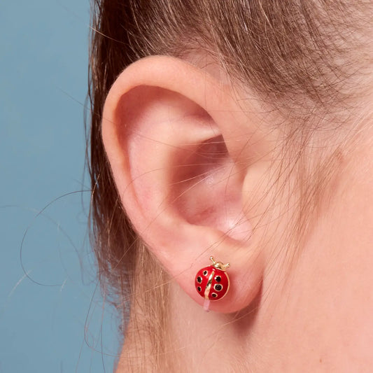 Little Ladybug Clip-On Earrings
