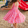 Crinkle Pocket Twirl Dress