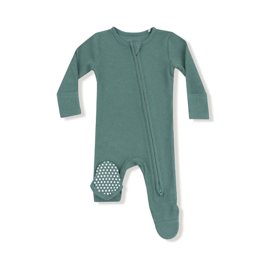 Frosty Spruce Zip Footie