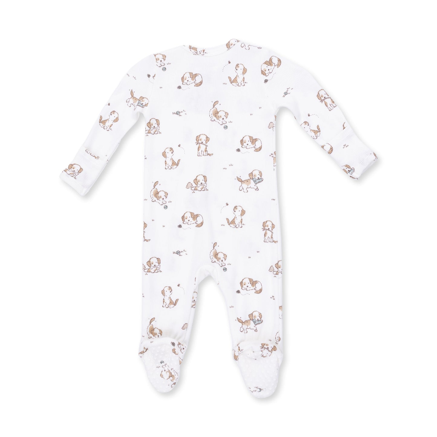 Explorer Puppy Blue Zip Footie by Angel Dear, view 2
