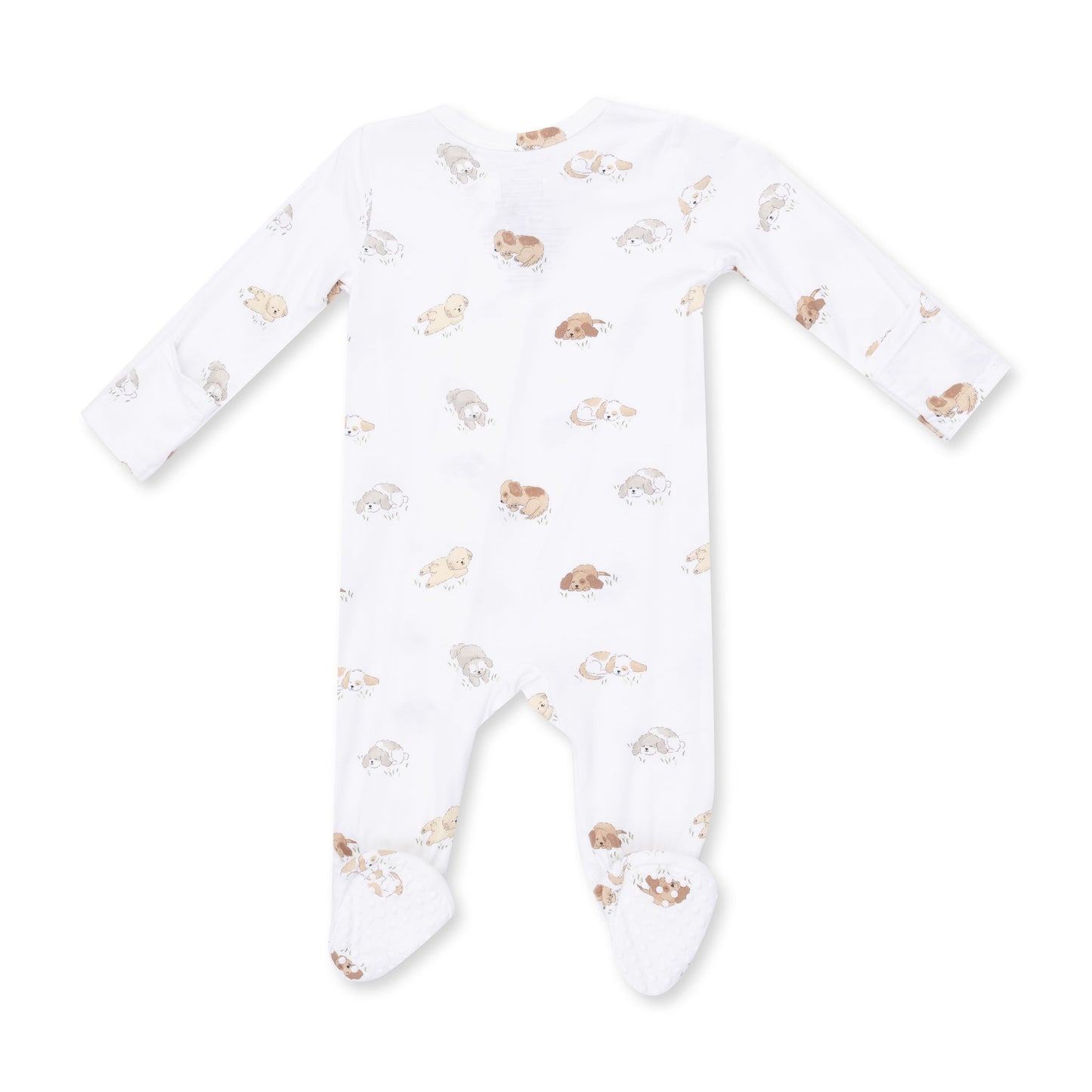 Puppy Snuggle Club Zip Footie by Angel Dear, view 2
