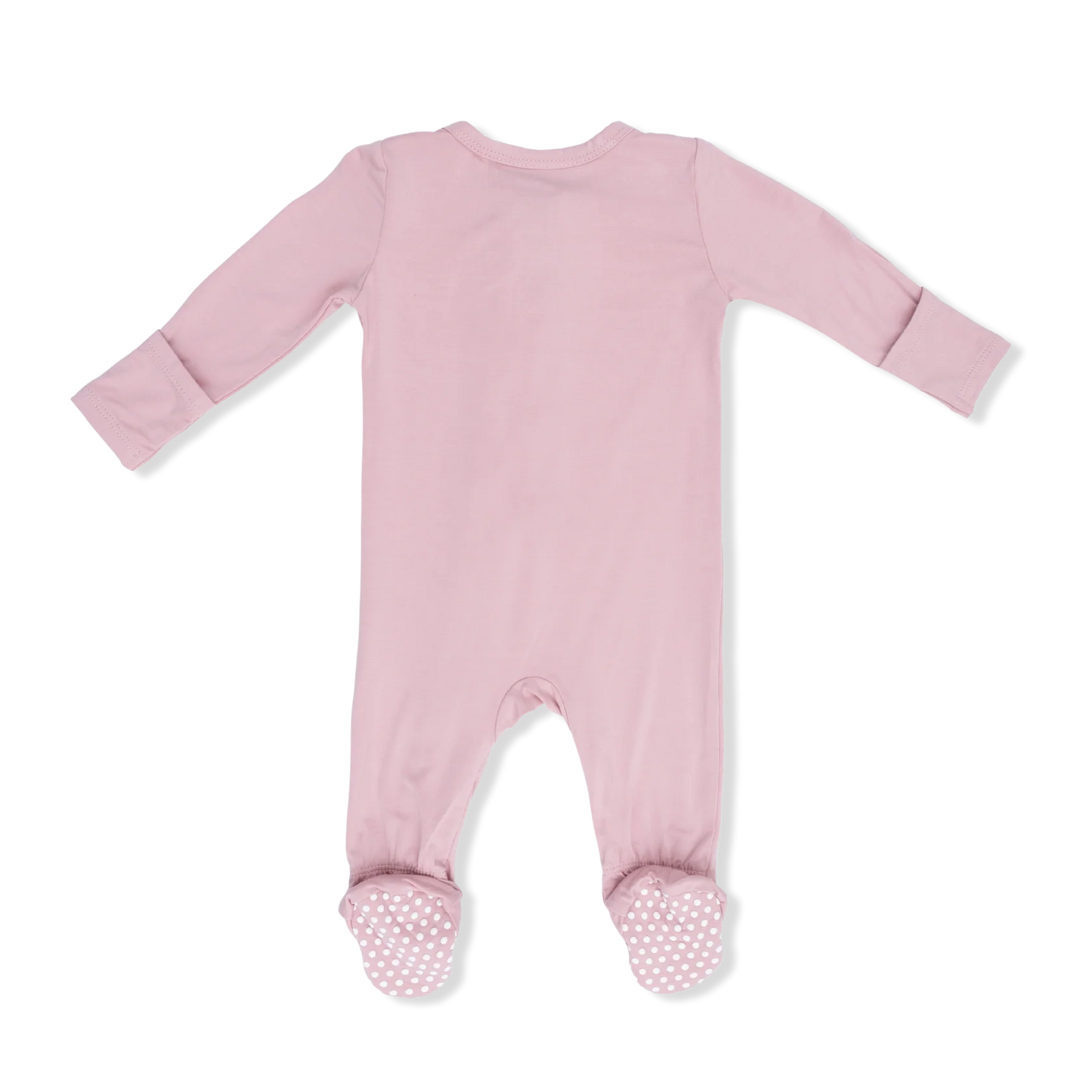 Peachskin Bamboo Zip Footie