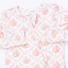Rose Lattice Ruffle Zip Footie by Angel Dear, view 3