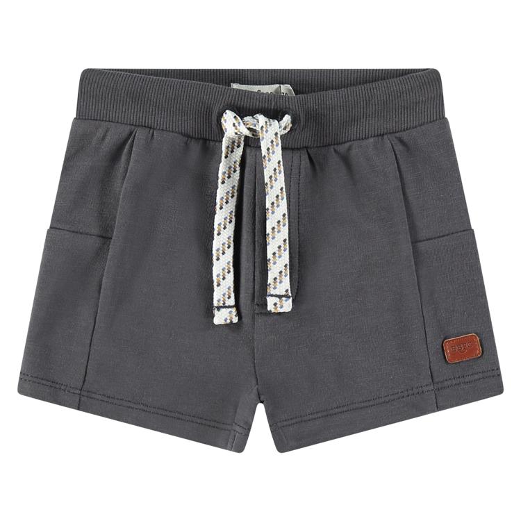 Dark Grey Drawstring Shorts