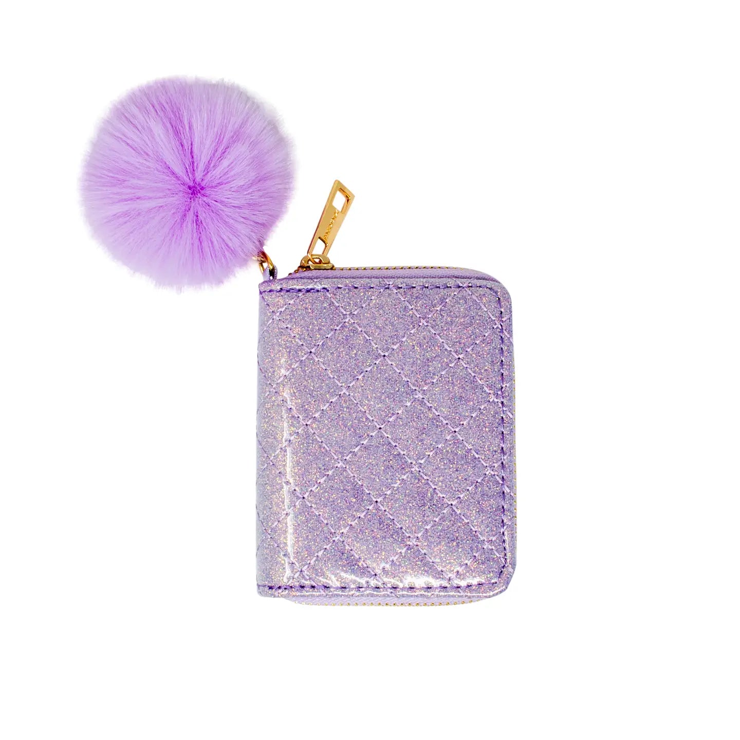 Purple Sparkle Quilted Wallet