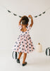 Black Cat Twirl Dress - back view