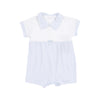 Blue Stripe Bunny Romper