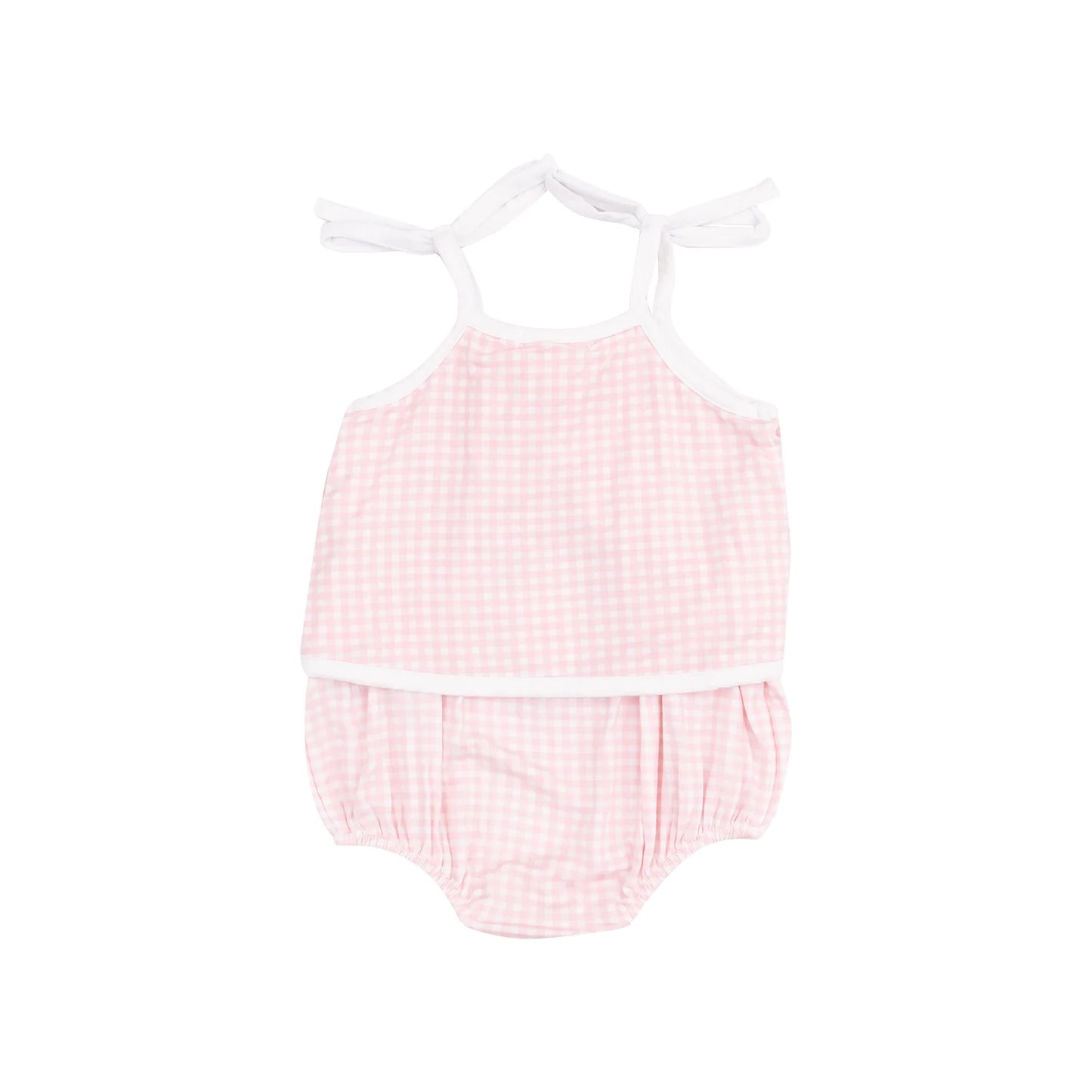 Gingham Daisy Sunsuit