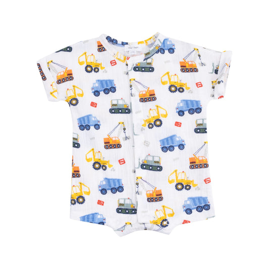 Cool Construction Henley Romper