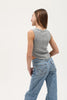 Light Gray Seam Exposed Tank