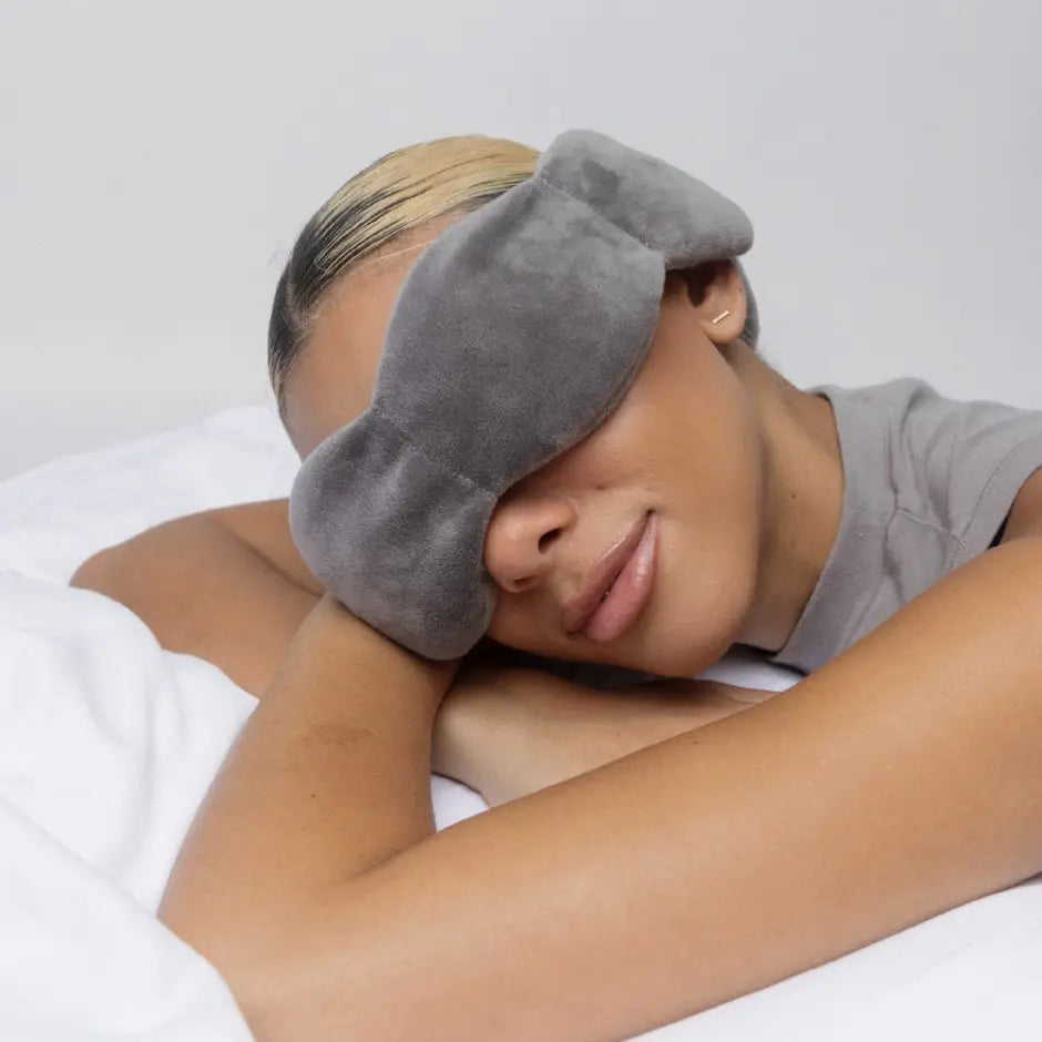 Gray Weighted Sleep Mask