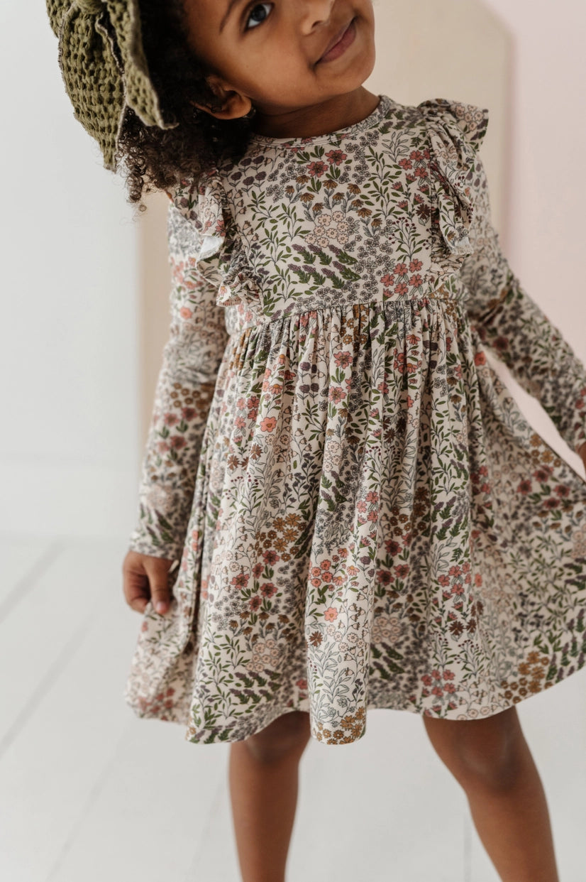 Winter Floral Dress