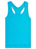 Turquoise Ribbed Racerback Tank