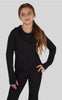Black Zip Active Hooded Jacket