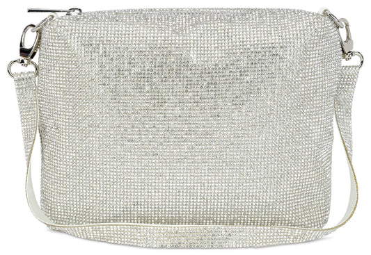 White Crystal Cross Body Bag