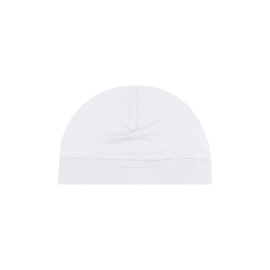 Grey Stripe Beanie Hat