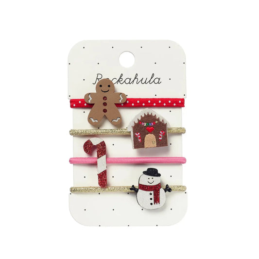 Gingerbread Christmas Hair Ties