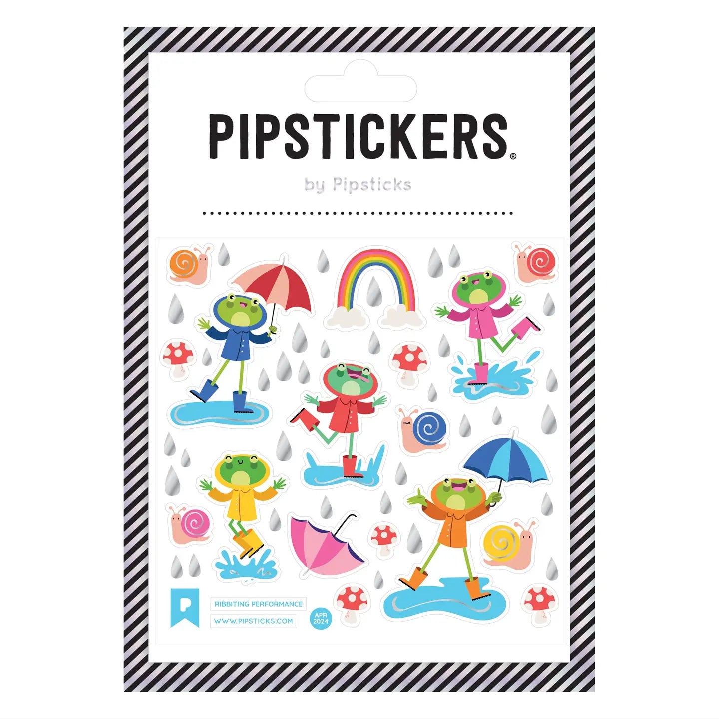 Ribbiting Performance Sticker Sheet