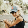 Kids Vintage C Denim Trucker Hat