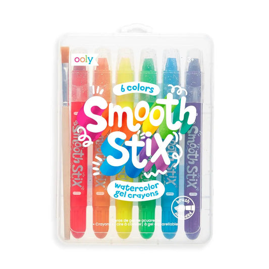 Smooth Stix 6 Watercolor Crayons