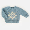 Snowflake Blue Sweater