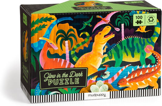 Dinosaur Park Glow-in-the-Dark Puzzle