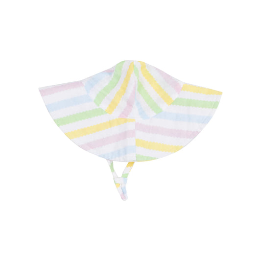 Ric Rac Stripe Muslin Sunhat