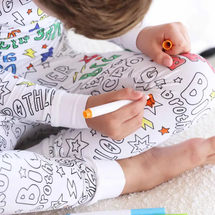 Big Bro Colorable Pajamas