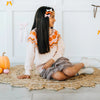 Mini Fall Velvet Bow Clip Set