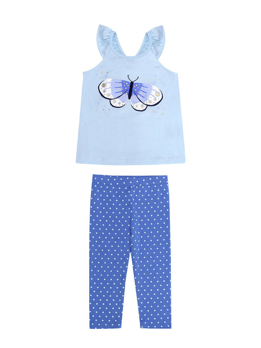 Butterfly Top and Capri Set