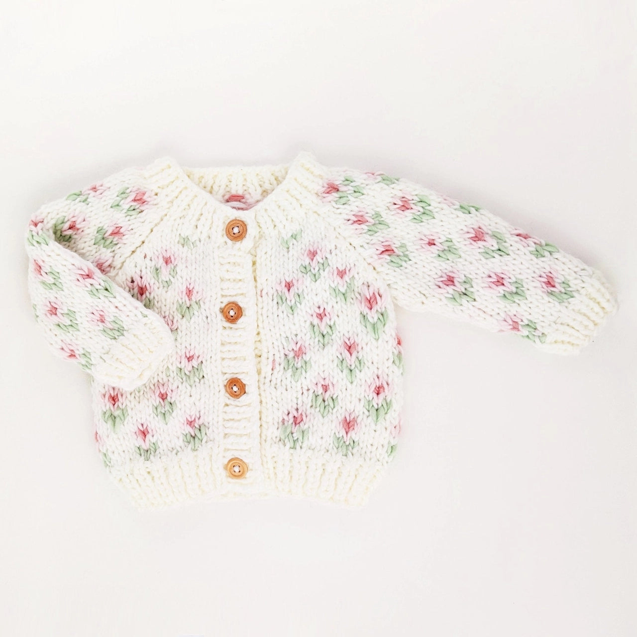 Bitty Blooms Knit Cardigan