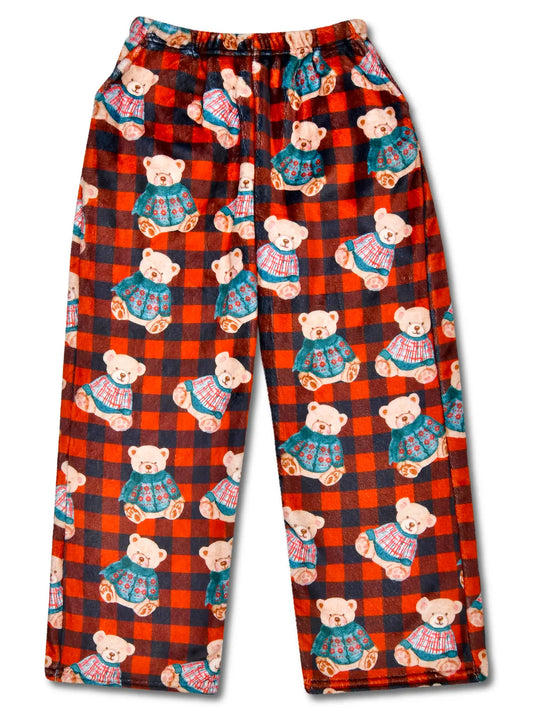 Beary Merry Plush Pants