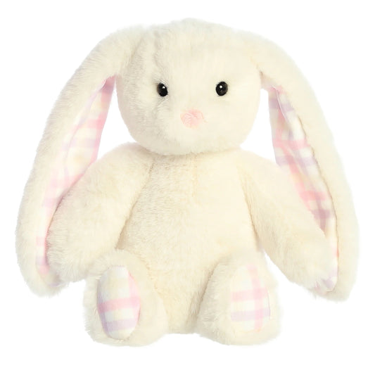 9" Cream & Pink Gingham Bunny 196 TOYS CHILD Aurora 