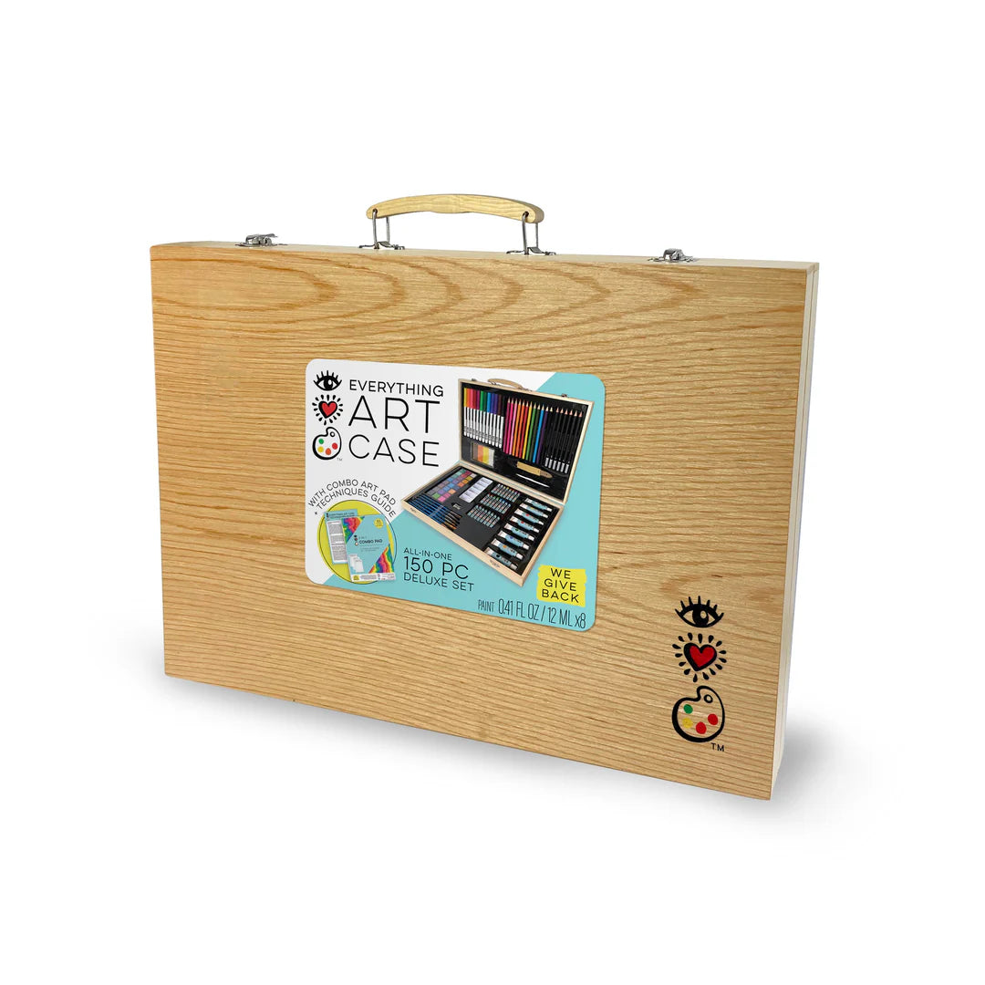 Deluxe Wooden Everything Art Case