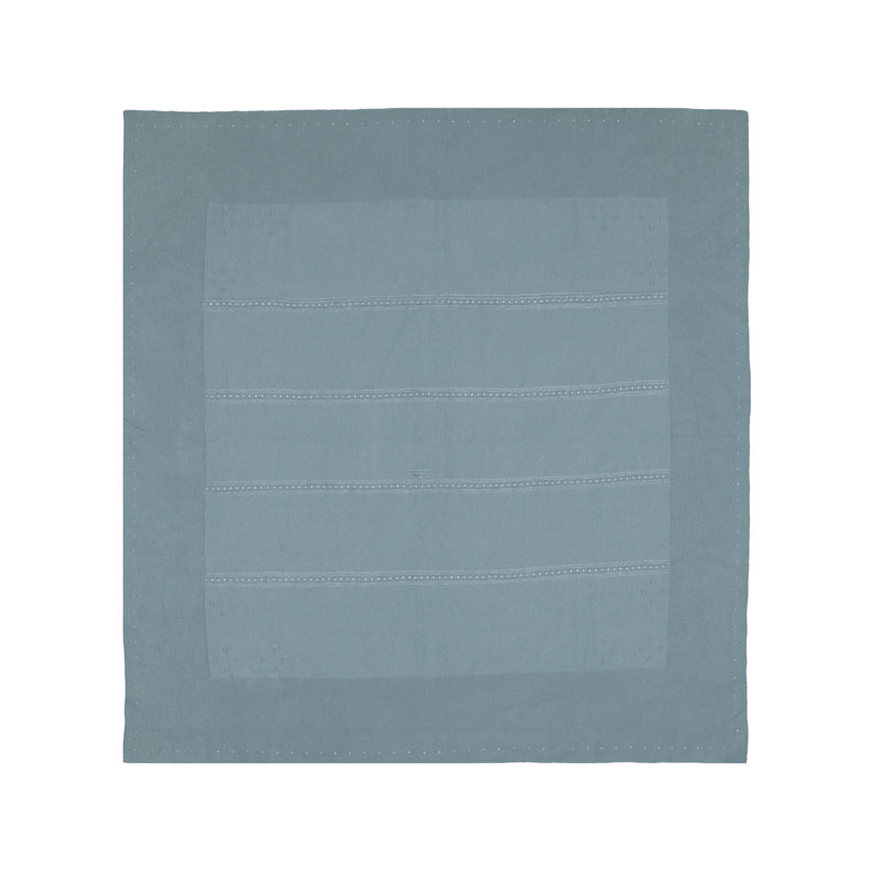 Atlantis Blue Knit Blanket