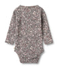 Purple Stone Flowers Bodysuit