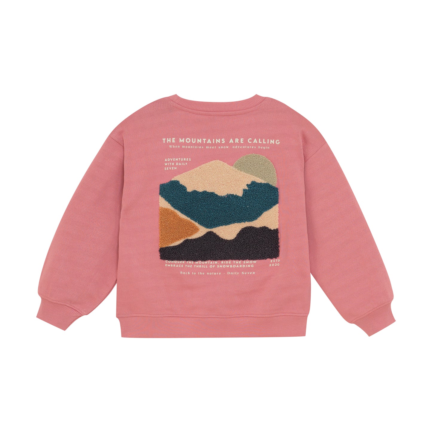 Pink Mountains Calling Hoodie