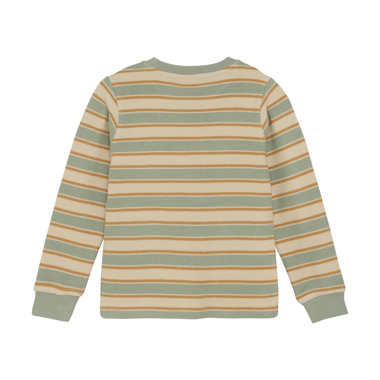 Aqua Mustard Stripe Top