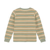 Aqua Mustard Stripe Top