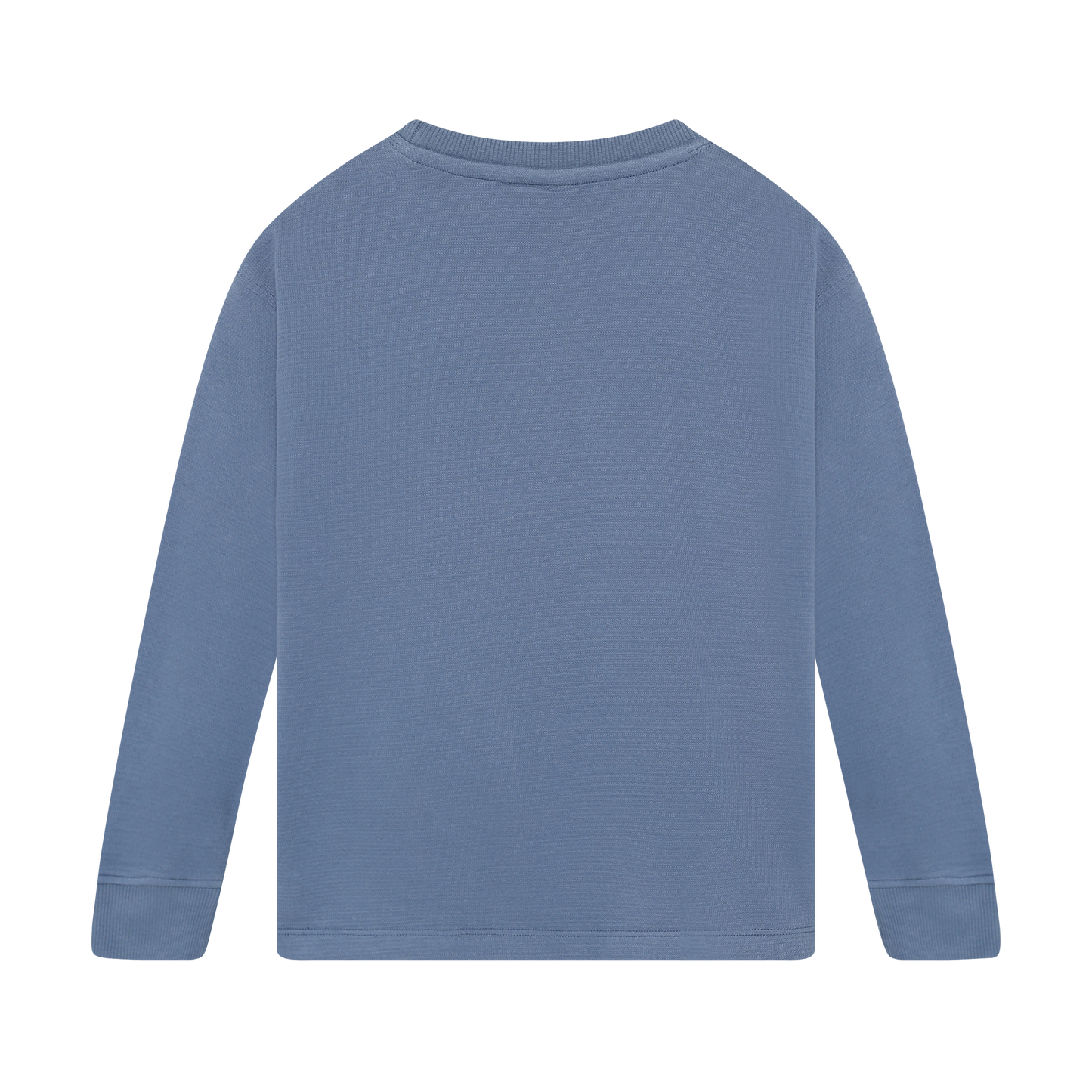 Busy Snacking Tee in Ash Blue, back view