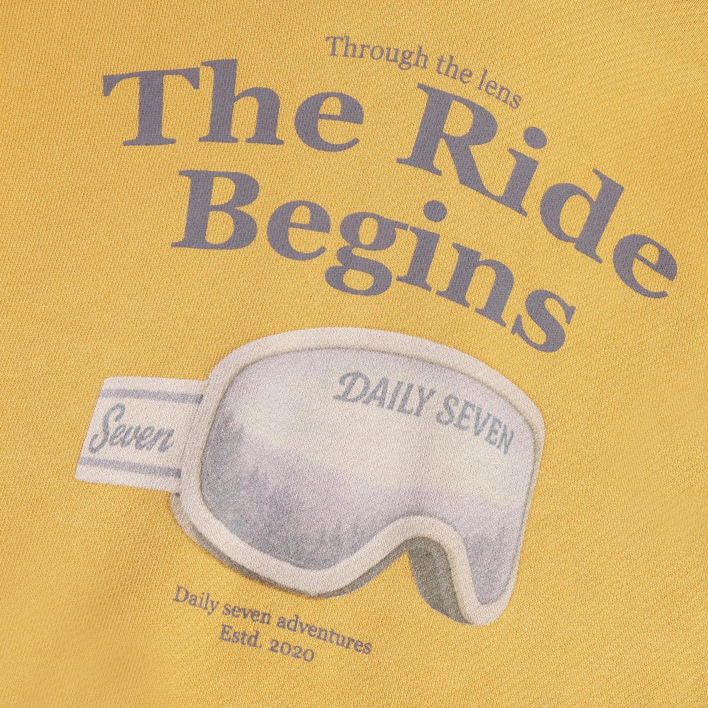 The Ride Begins Hoodie in Fall Leaf, flat lay